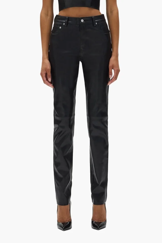 5-Pocket-Hose aus Leder