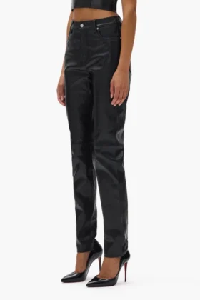 5-Pocket-Hose aus Leder