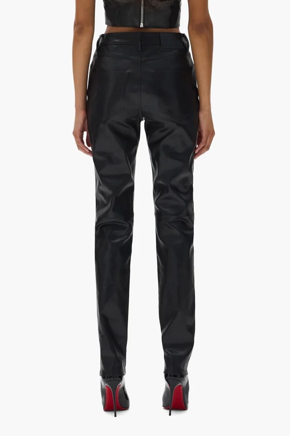 5-Pocket-Hose aus Leder