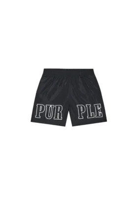 Badeshorts mit Wordmark-Umriss