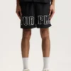 Badeshorts mit Wordmark-Umriss