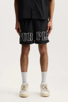 Badeshorts mit Wordmark-Umriss