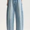 Baggy-Hose mit Logo-Bling