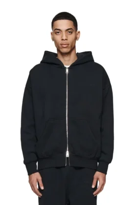 Basic-Hoodie mit Reißverschluss