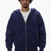 Basic-Hoodie mit Reißverschluss