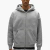 Basic-Hoodie mit Reißverschluss