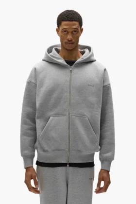 Basic-Hoodie mit Reißverschluss