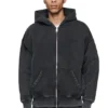 Basic-Hoodie mit Reißverschluss