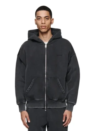 Basic-Hoodie mit Reißverschluss