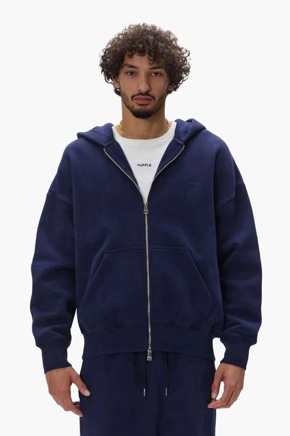 Basic-Hoodie mit Reißverschluss