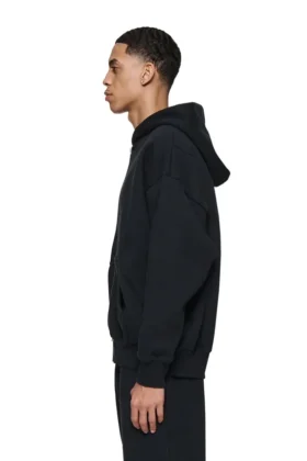 Basic-Hoodie mit Reißverschluss