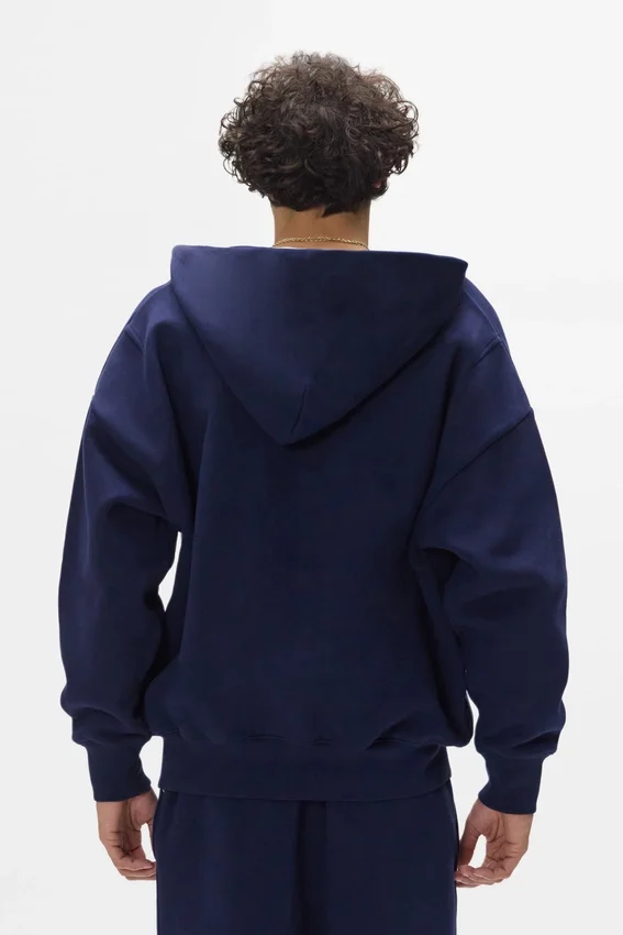Basic-Hoodie mit Reißverschluss