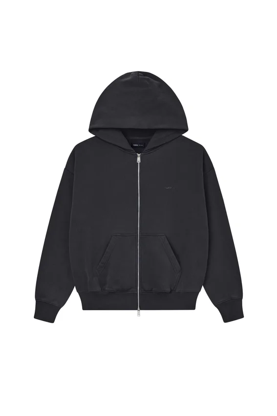 Basic-Hoodie mit Reißverschluss