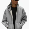 Basic-Hoodie mit Reißverschluss