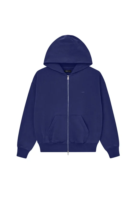 Basic-Hoodie mit Reißverschluss