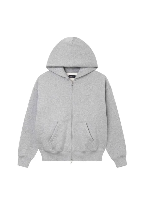 Basic-Hoodie mit Reißverschluss