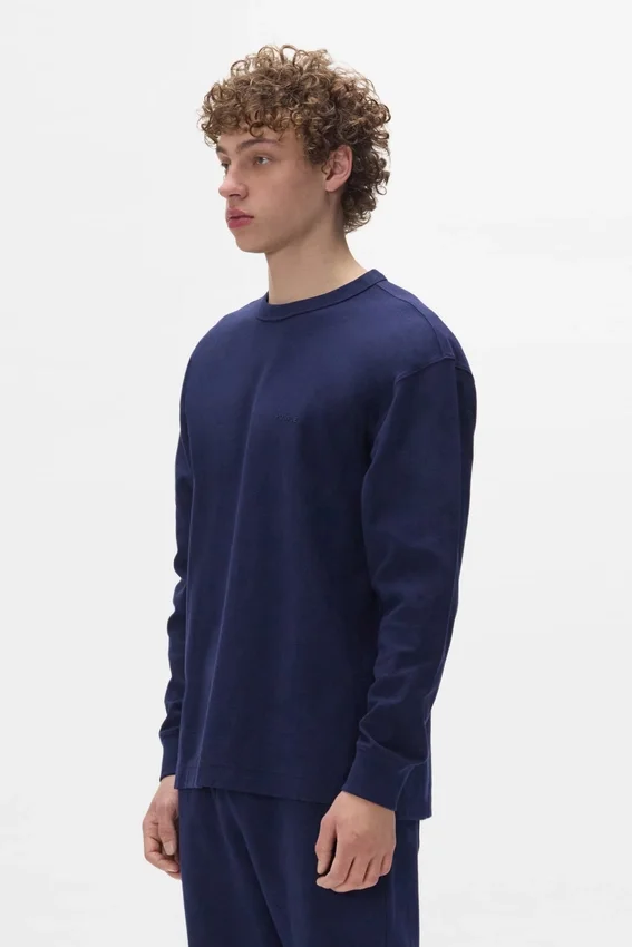 Basic-T-Shirt mit langen Ärmeln