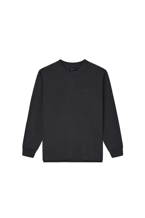 Basic-T-Shirt mit langen Ärmeln