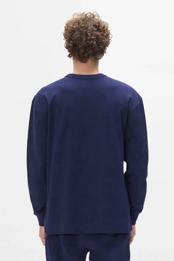 Basic-T-Shirt mit langen Ärmeln