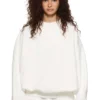 Blank-Pullover mit Rundhalsausschnitt