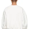 Blank-Pullover mit Rundhalsausschnitt