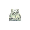 Bralette aus Nylon mit Camouflage-Print