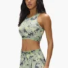 Bralette aus Nylon mit Camouflage-Print