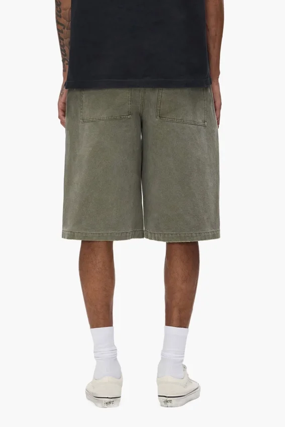 Canvas-Cargo-Shorts