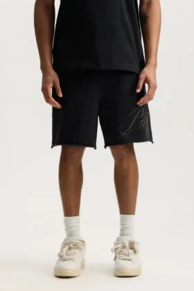 Crystal Slanted Script Shorts