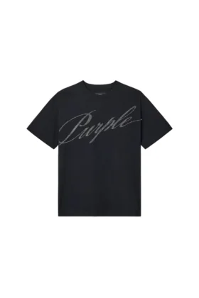 Crystal Slanted Script T-Shirt