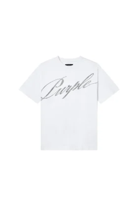 Crystal Slanted Script T-Shirt