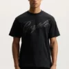 Crystal Slanted Script T-Shirt