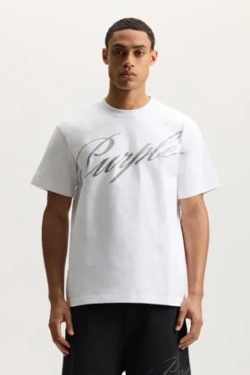 Crystal Slanted Script T-Shirt