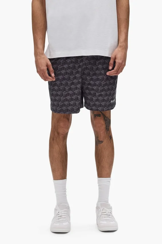 Cube Monogram All Around Shorts