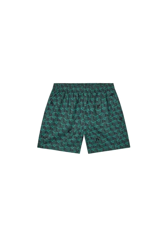 Cube Monogram Shorts