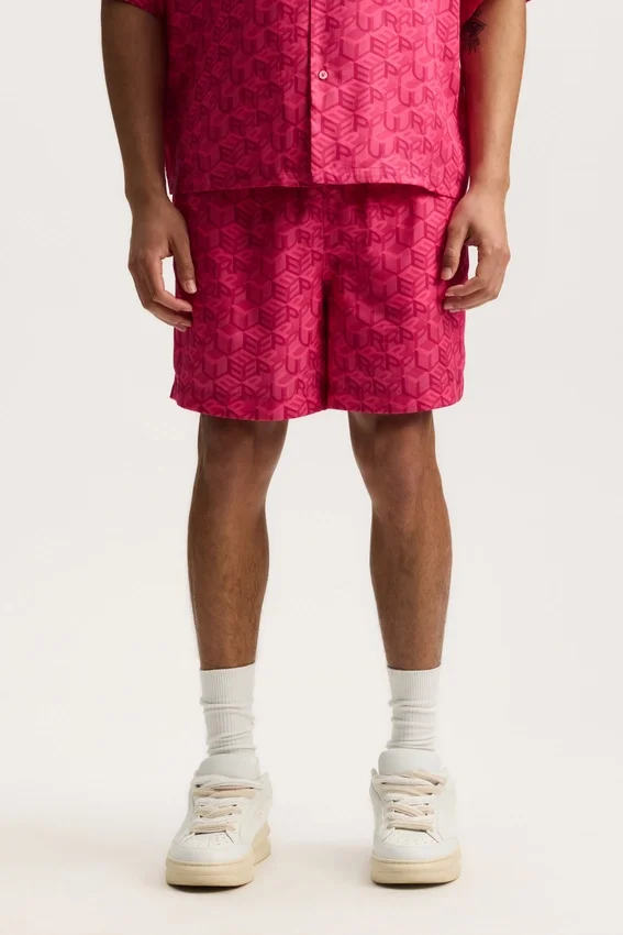 Cube Monogram Shorts