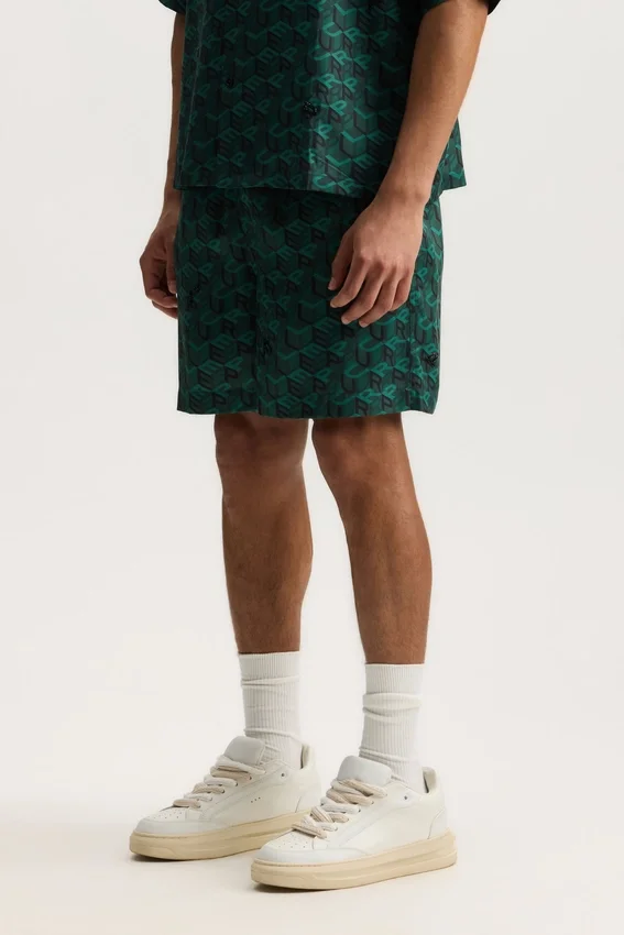Cube Monogram Shorts
