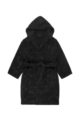 Gothic-Frottee-Bademantel