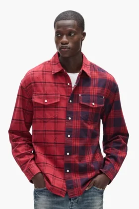 Half & Half-Flanellhemd