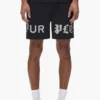 „Half & Half“-Schriftzug rundum – Shorts