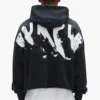 Hoodie mit aufgemaltem Schriftzug