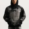 Hoodie mit aufgenähten Kristallen