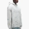 Hoodie mit Nieten und Camouflage-Muster