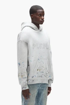 Hoodie mit Nieten und Camouflage-Muster