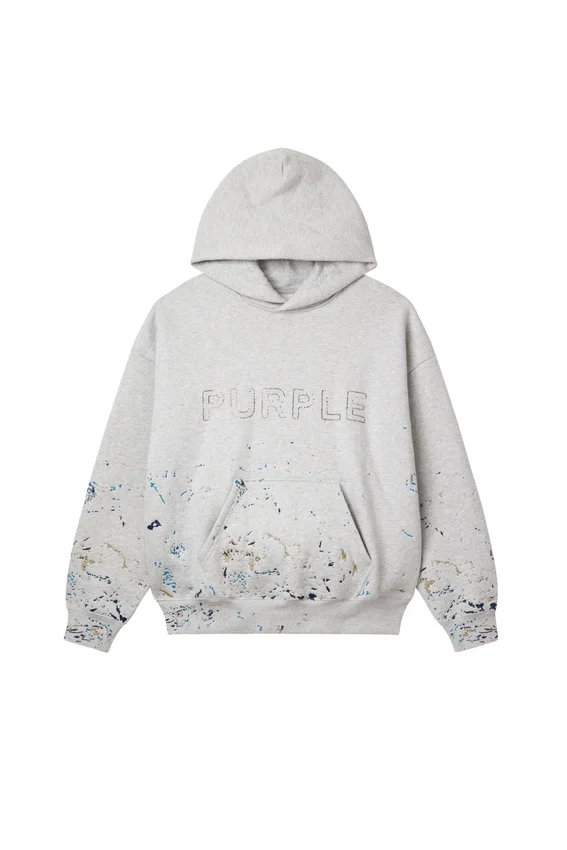 Hoodie mit Nieten und Camouflage-Muster