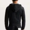 Hoodie mit Reißverschluss und Schriftzug