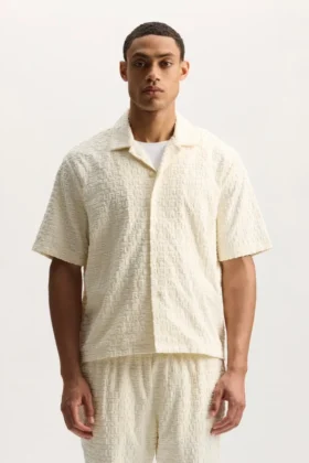 Jacquard-Frottee-Hemd