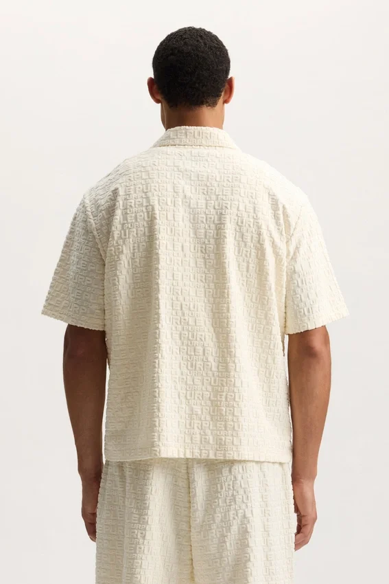 Jacquard-Frottee-Hemd