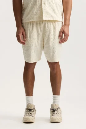 Jacquard-Frottee-Shorts