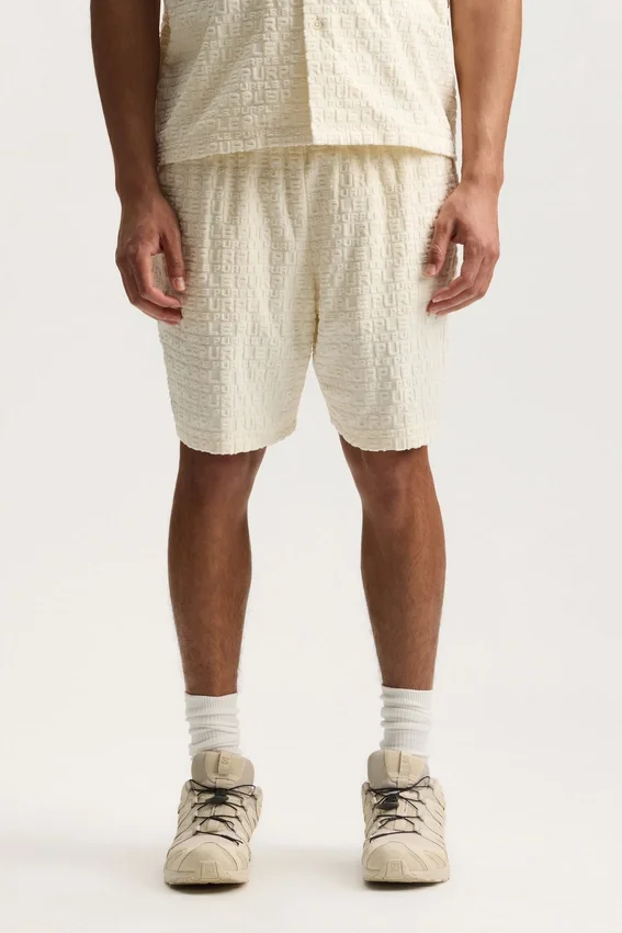Jacquard-Frottee-Shorts